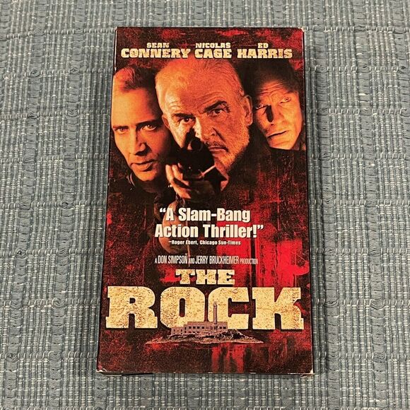The Rock (VHS, 1998) TESTED Tape And Cover - Picture 2 of 9